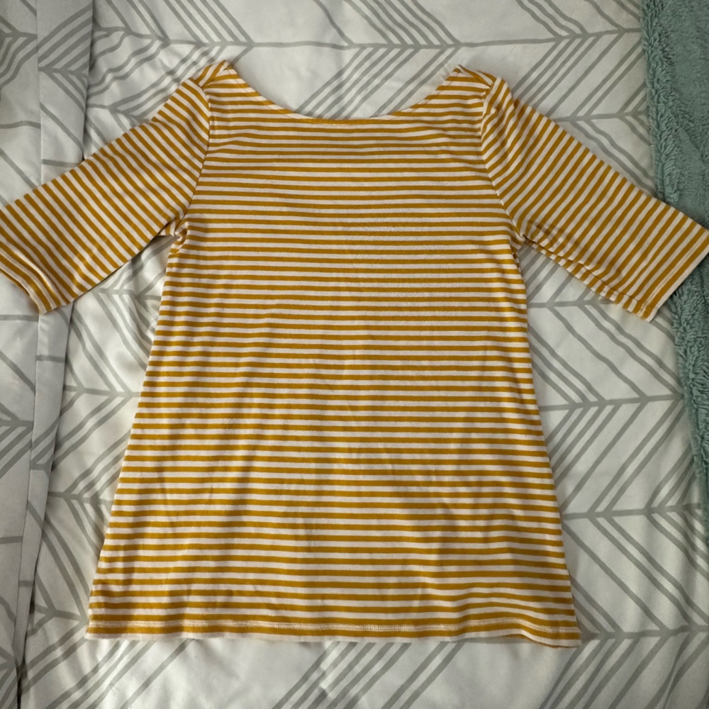 Old Navy fitted scoop back tee